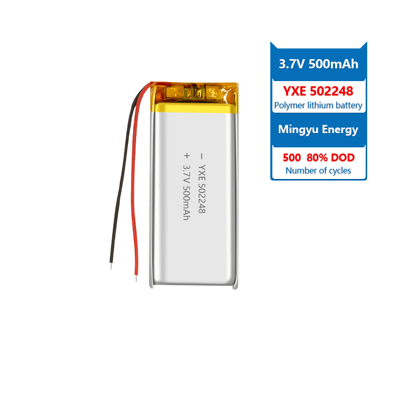 3.7 V Li-ion Battery 502248-500mah